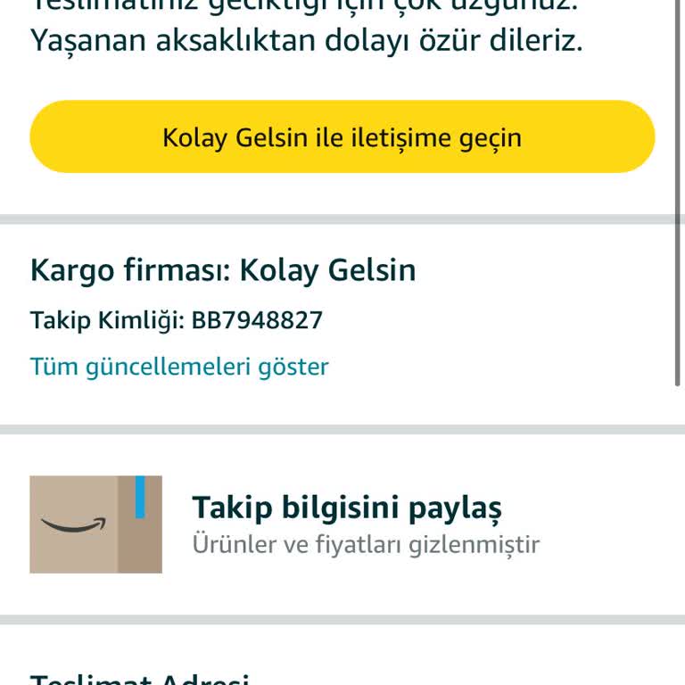 Amazon'dan Sipariş Verilen Kedi Maması Teslimat Sorunu