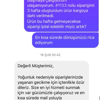 Sipariş Verdim, Ne Kazak Geldi Ne Para İadesi!