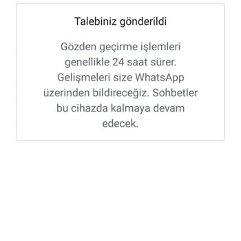 WhatsApp Hesabıma Erişemiyorum İş Süreçlerim Aksıyor