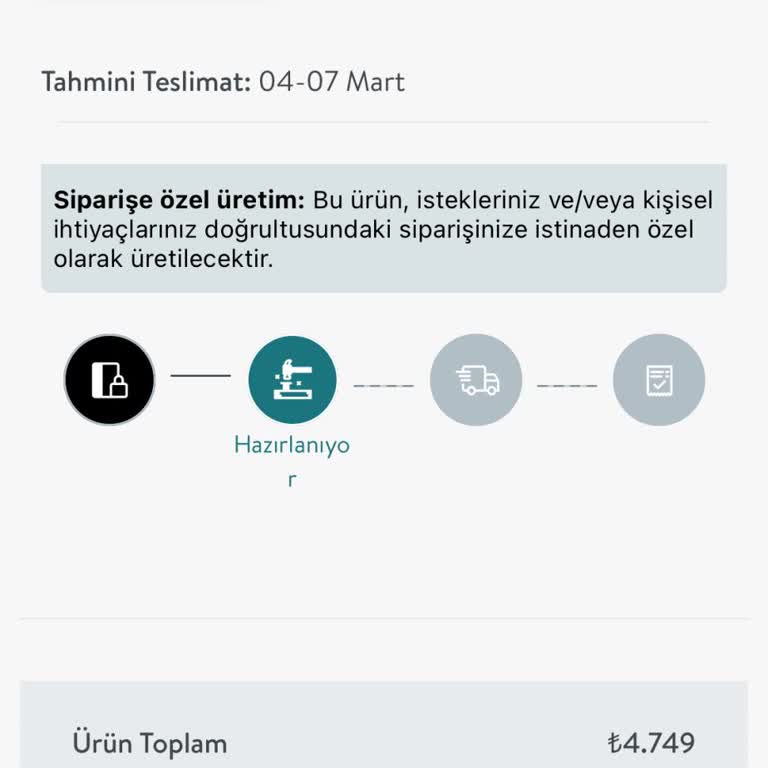 Vivense Orta Sehpa Siparişim Hala Ulaşmadı