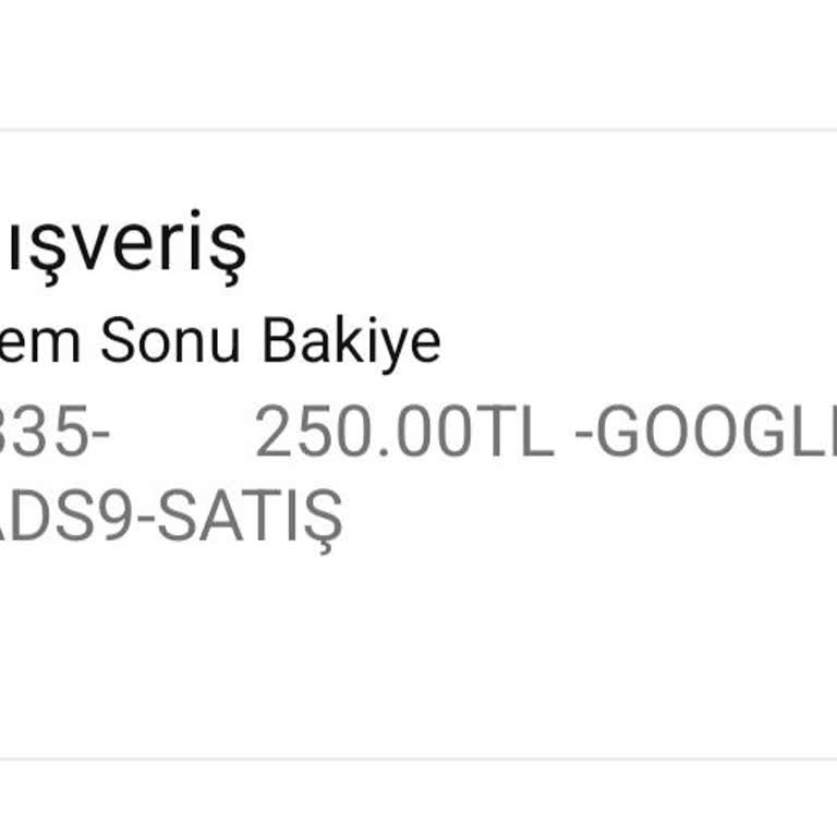 İzinsiz Para Çekimi: Garanti Hesabımdan Google Ads'e Yetkisiz İşlem