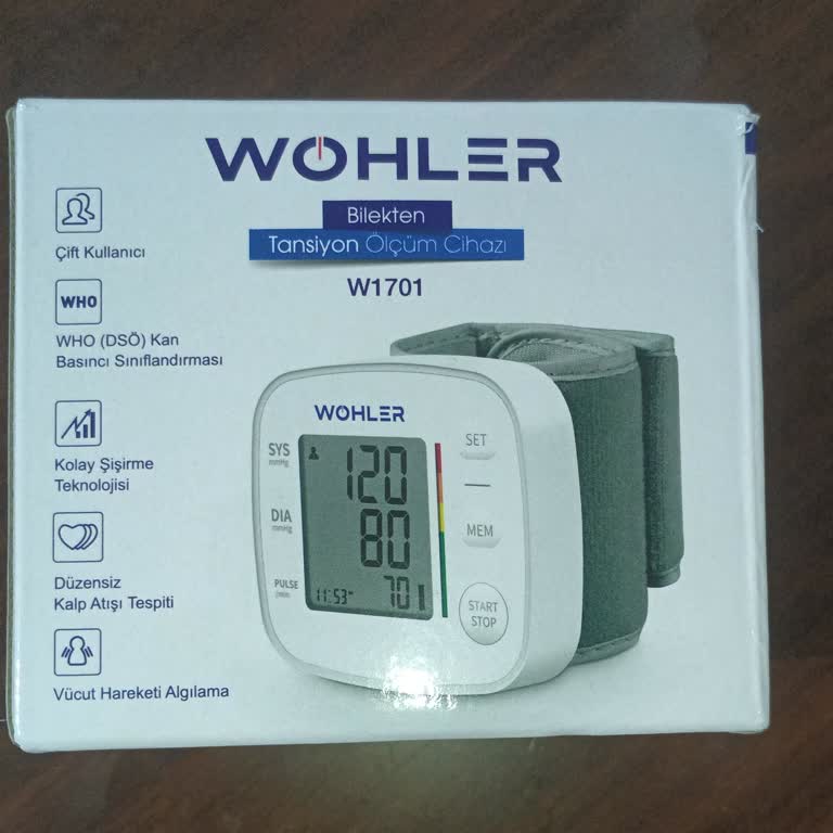 Wohler Tansiyon Aleti Hayal Kırıklığı