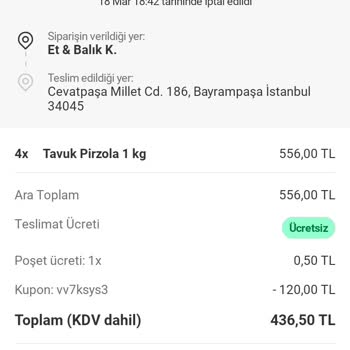 İftar Saatinde İptal Edilen Siparişin Hayal Kırıklığı
