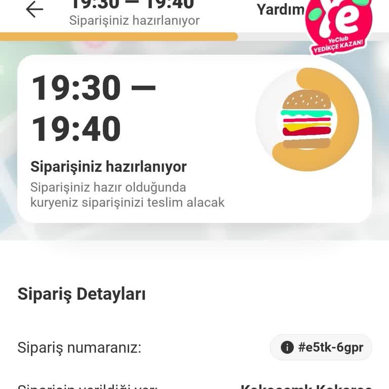 Yemeksepeti İle İptal Edilemeyen Sipariş Krizi