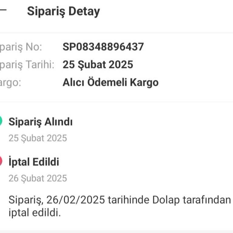 Sipariş İadesi Gecikmesi: Acil Geri Bildirim Talebi