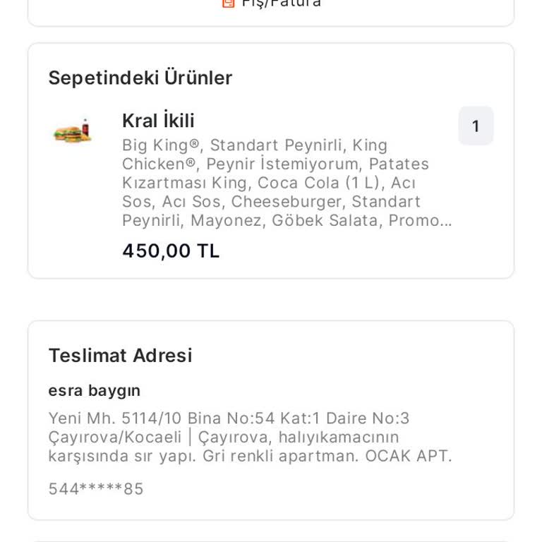 Migros Yemek Siparişi: Gecikme Ve İletişim Sorunu