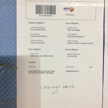 Sakarya İthalat'tan Gelen Ürün: Eksik, Eski Ve Yanıltıcı