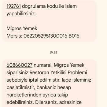 İftarda Bekletilen Sipariş Ve İptal Şoku