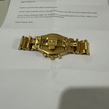 Swatch Saatte Beklenmedik Renk Atması Ve Müşteri Hizmetleri Sorunu