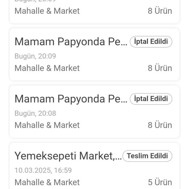 Yemek Sepeti Siparişi İptal Ediyor Para İadesi Belirsiz