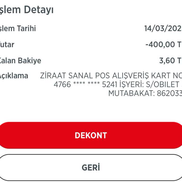 Obilet Çift Çekim Sorunu: 400TL İade Talebi