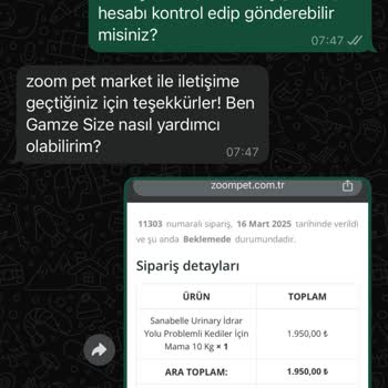 Zoompet'ten Aldatıcı Kedi Maması Alışverişi
