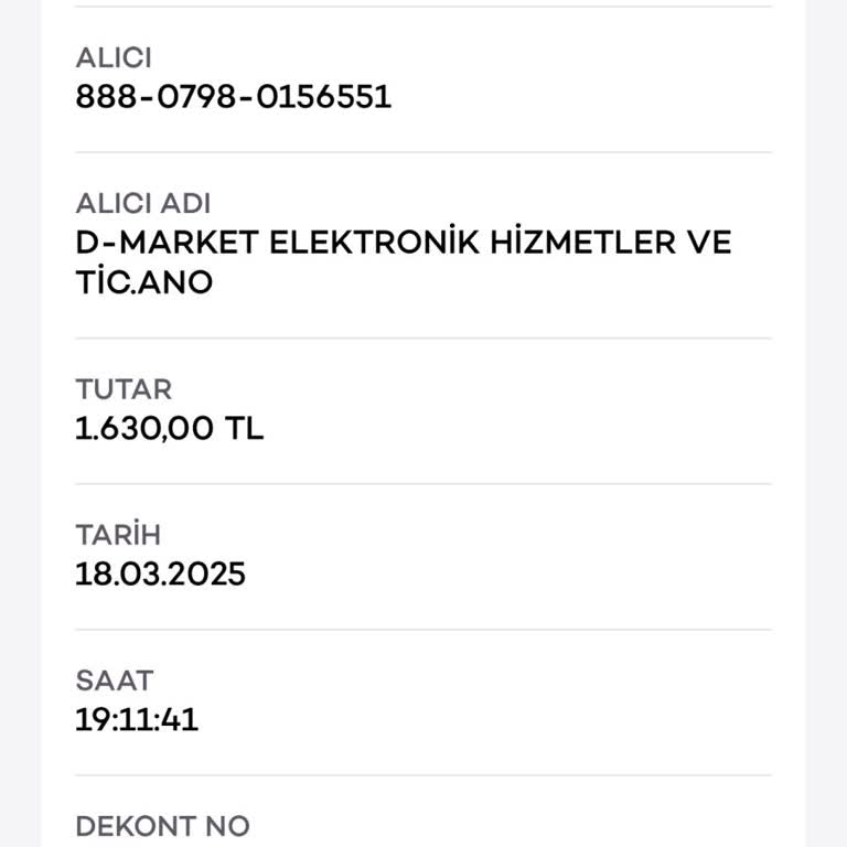 Sipariş Oluşturulmadı, Müşteri Hizmetleri Yetersiz