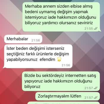 İade Hakkımızı Kullanamıyoruz, Mağdur Ediliyoruz