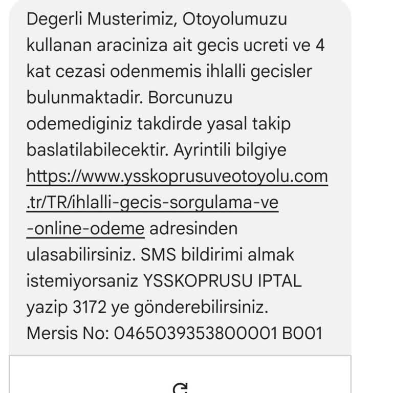 Hatalı Geçiş Ücretleri Ve Yetersiz Bildirim Sistemi