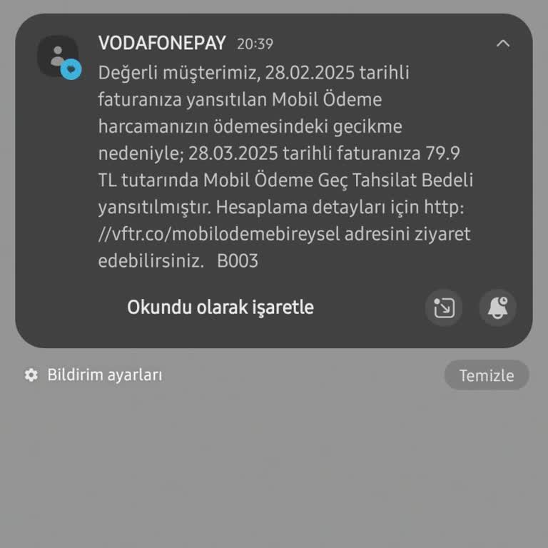 Vodafone Müşteri Hizmetleri Ve Haksız Ücretlendirme Sorunu