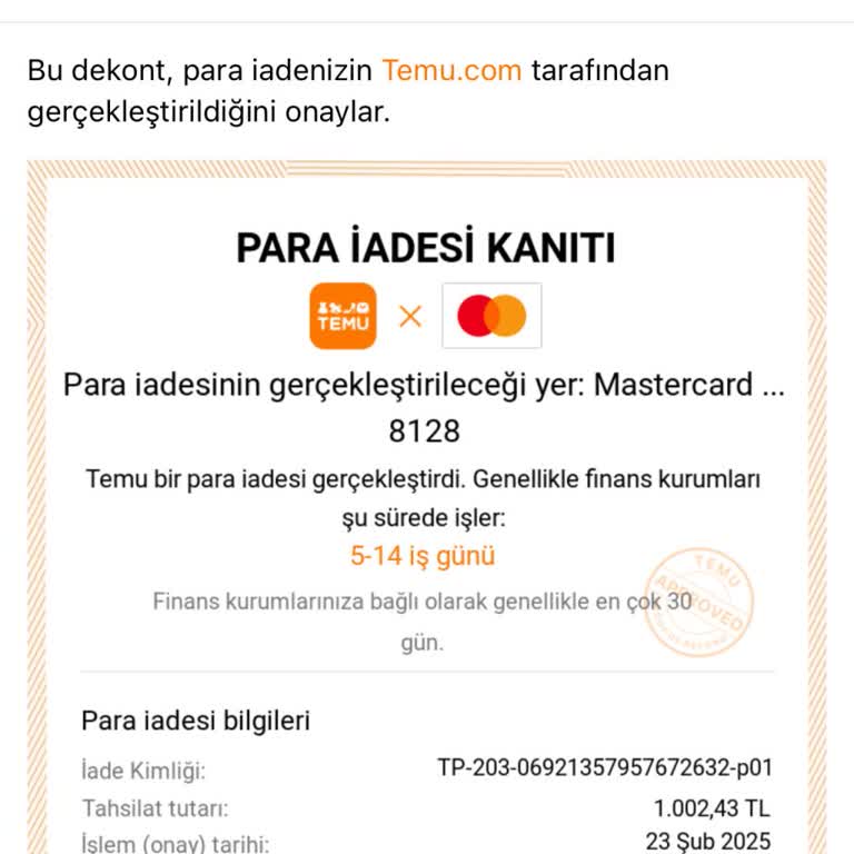 Para İadesi Sorunu: 1 Aydır Bekliyorum