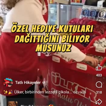 Ülker Anketi Sonrası Hediye Çikolata Sorunu