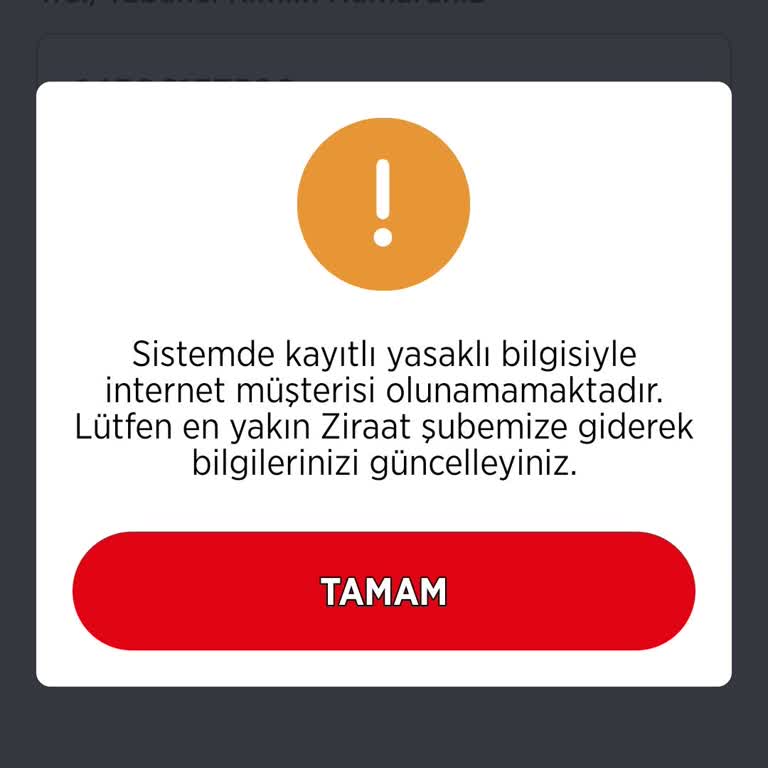 Ziraat Bankası Hesap Kısıtlaması Sorunu