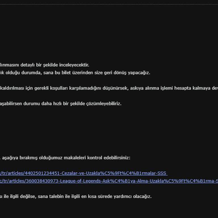 Hesabım Çalındı, Destek Ekibi Yetersiz