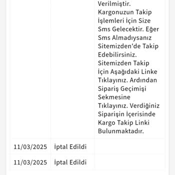 Ödeme İadesi Ve Sipariş Teslimatı Sorunu