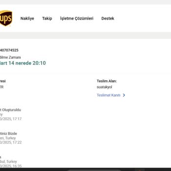 Shipentegra Ve UPS Türkiye Arasında Hasarlı Ürün Krizi