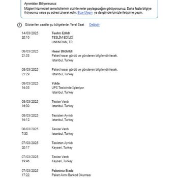 Shipentegra Ve UPS Türkiye Arasında Hasarlı Ürün Krizi