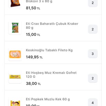 Migros Sanal Market Siparişim İptal Edildi