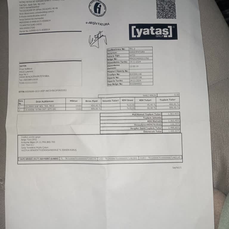 Enza Home Yatak Örtüsü Sorunu Ve Müşteri Hizmetleri İlgisizliği