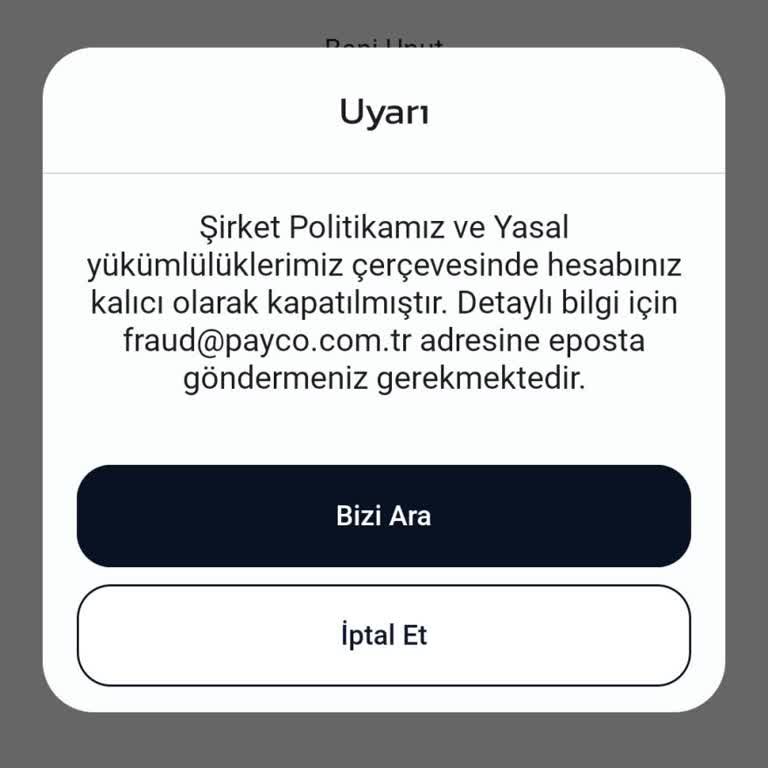 Hesabım Kapandı Ve Bakiyem İade Edilmedi