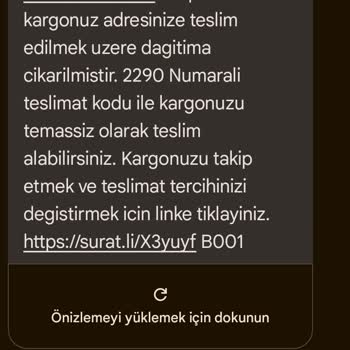 Sürat Kargo'dan Teslimat Sorunu Ve Destek Beklentisi