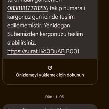 Sürat Kargo'dan Teslimat Sorunu Ve Destek Beklentisi