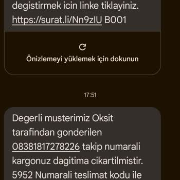 Sürat Kargo'dan Teslimat Sorunu Ve Destek Beklentisi