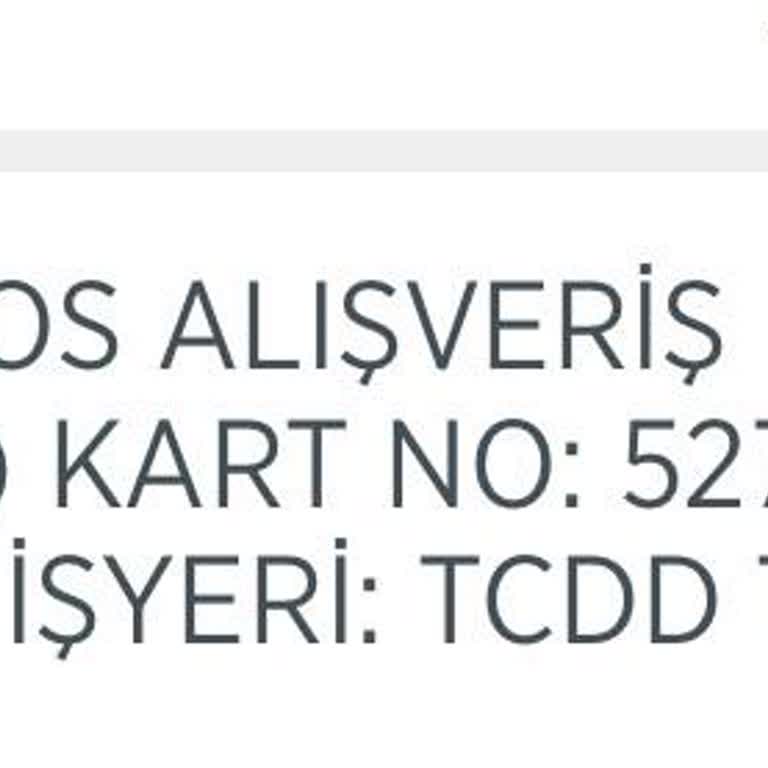 Tren Bileti Alımında Hatalı Ödeme Ve İade Sorunu