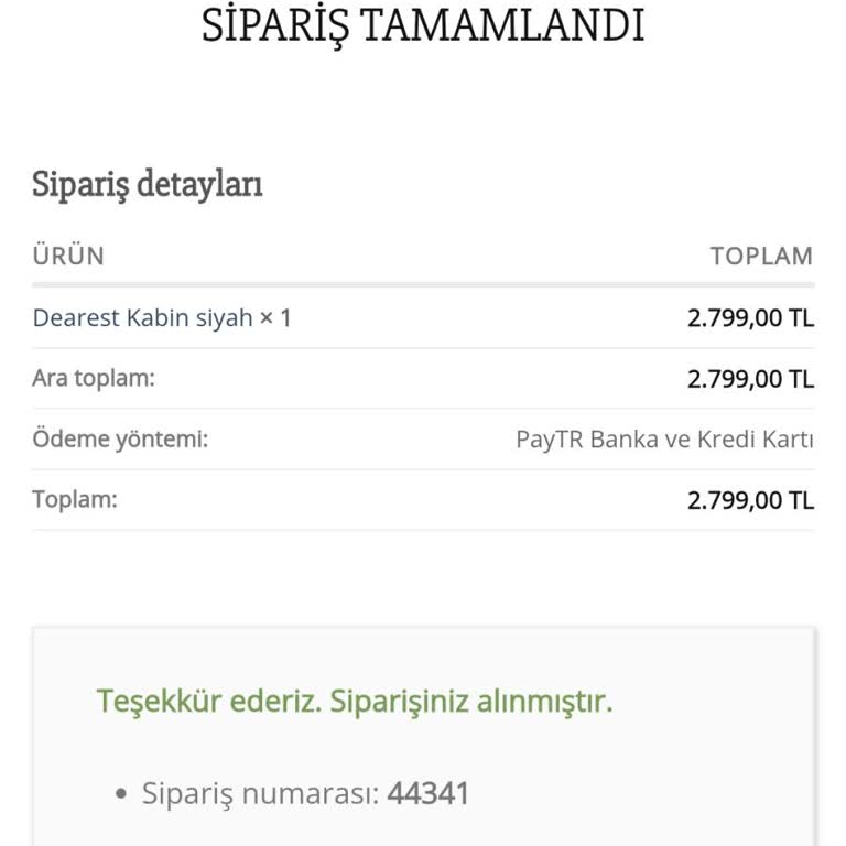 Bebek Arabası Teslimat Sorunu