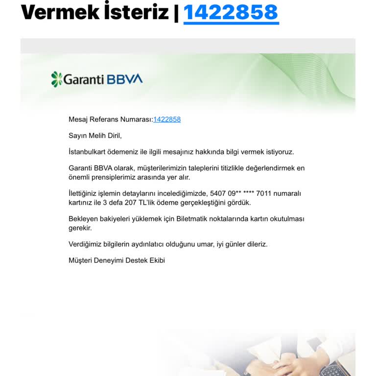 İstanbulkart Hatalı Çekim Ve İade Sorunu