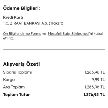 Mavi'den İptal Edilen Siparişin Ücreti Hala İade Edilmedi
