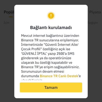 Binance TR Giriş Sorunu Ve Destek Yetersizliği