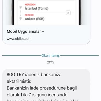 Yanlış Tarihte İptal Edilen Bilet Ve Müşteri Hizmetleri Sorunu