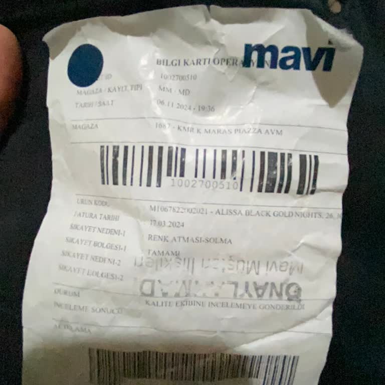 Garanti Sürecinde Renk Solması Sorunu