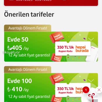 Vodafone Net Kampanya Sorunu