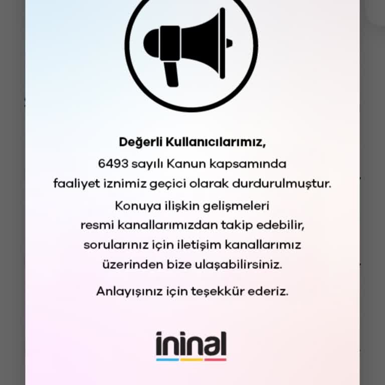İninal Kart Kendi Paramı Kullanamama Sorunu