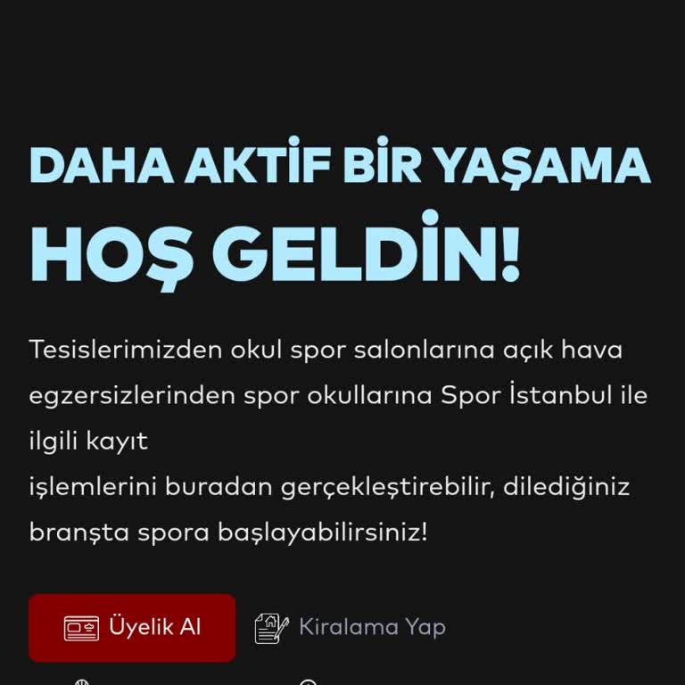 Spor İstanbul Online Spor Hizmetinde Form Hatası Ve Zaman Kaybı