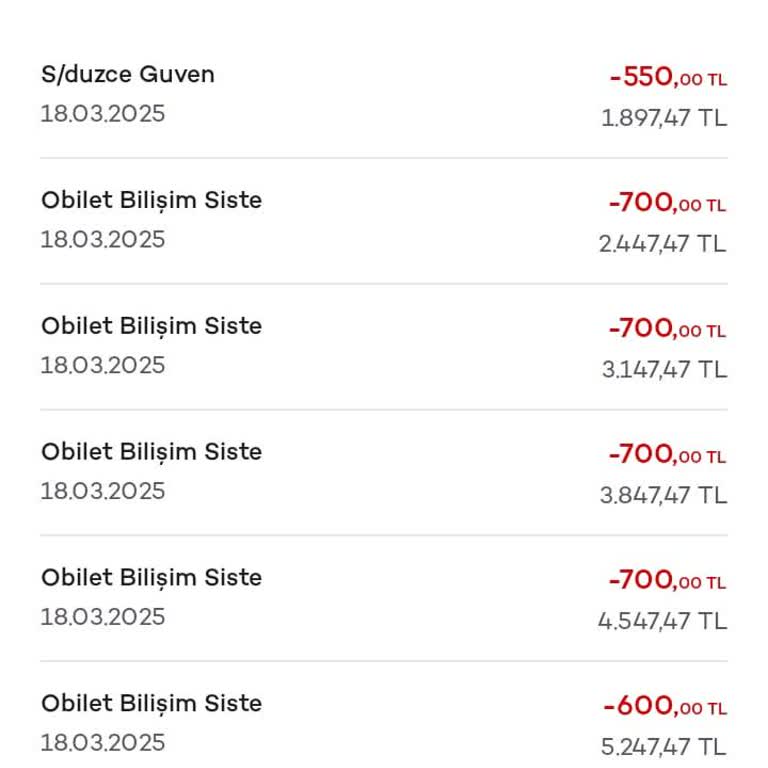 Obilet.com'da Tekrarlanan Ödeme Hatası Ve Fazla Çekim Sorunu