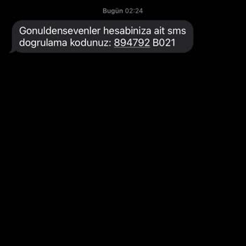 Yanlış SMS Doğrulama Kodu Gönderimi