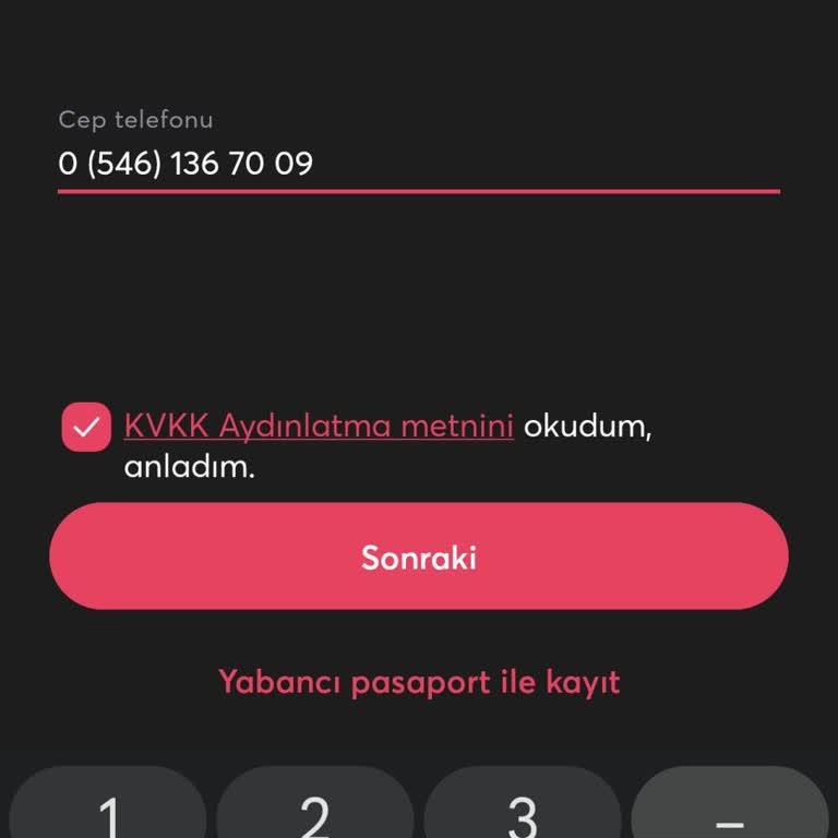 Kayıt Olma Sorunu Ve Sürekli Tekrarlanan Hata Mesajı