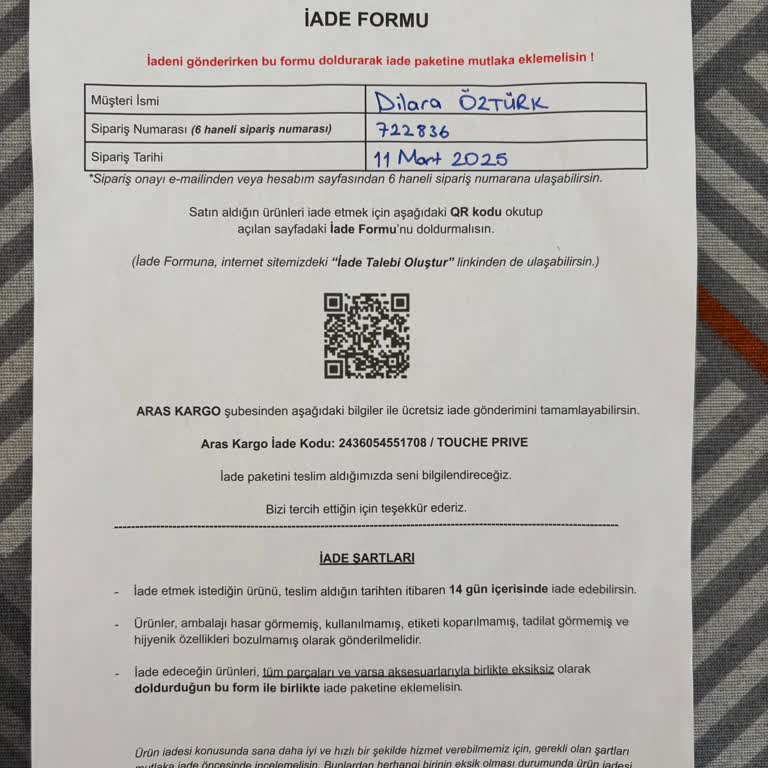 İade Ücreti Hakkında Bilgilendirme Eksikliği