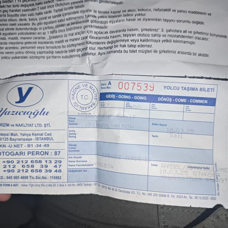 Yolculukta Sigara Ve Kaba Davranışlar