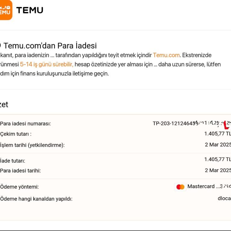 Yanlış Siparişin İadesi Hala Bekleniyor