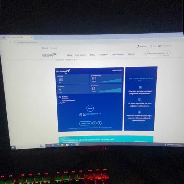 Kablo Net Yüksek Hız Beklentisi Karşılanmayan İnternet Deneyimi